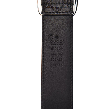Gucci Guccissima Belt 105 42 Black 4 of 6