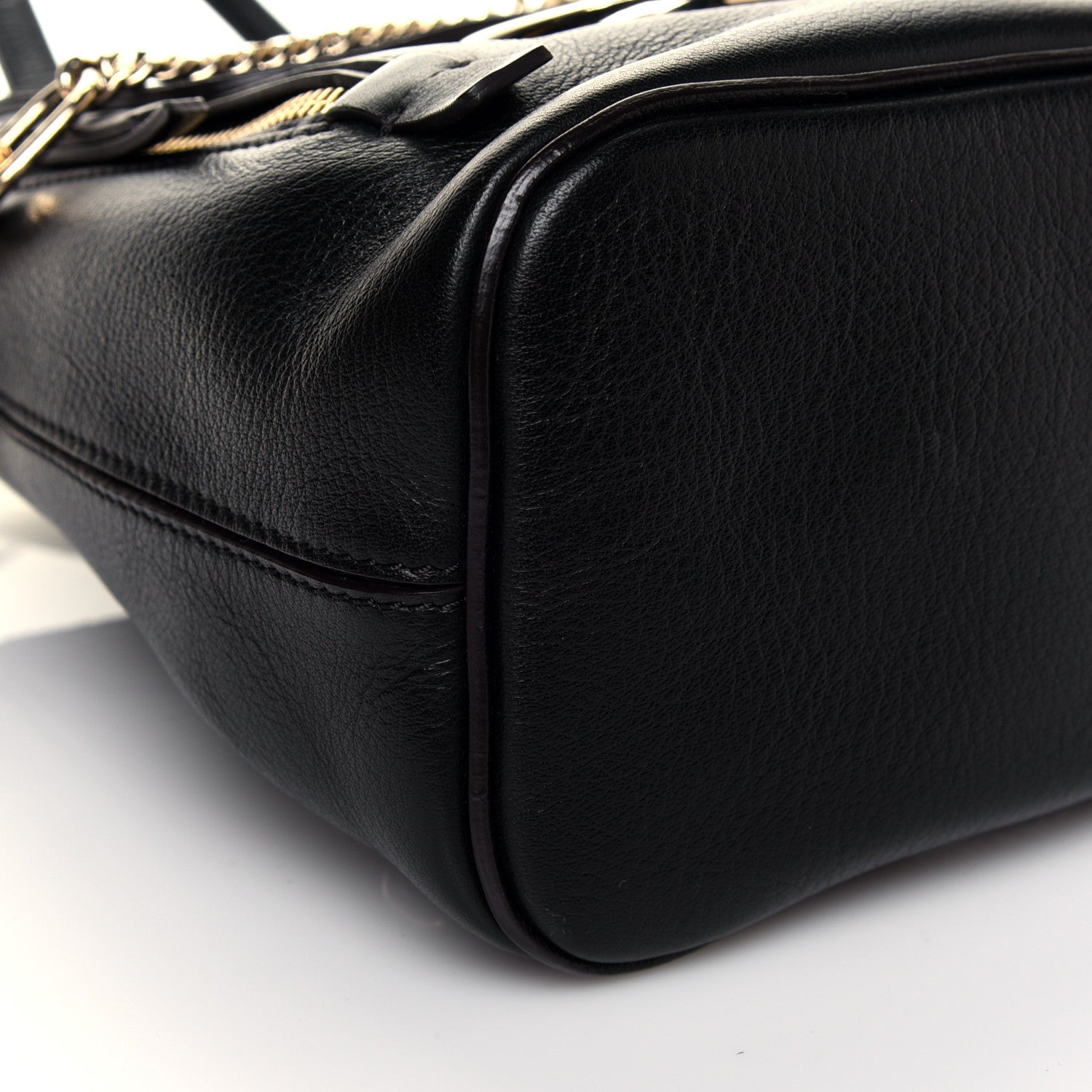 Chloe Suede Calfskin Mini Faye Backpack Black 6 of 9