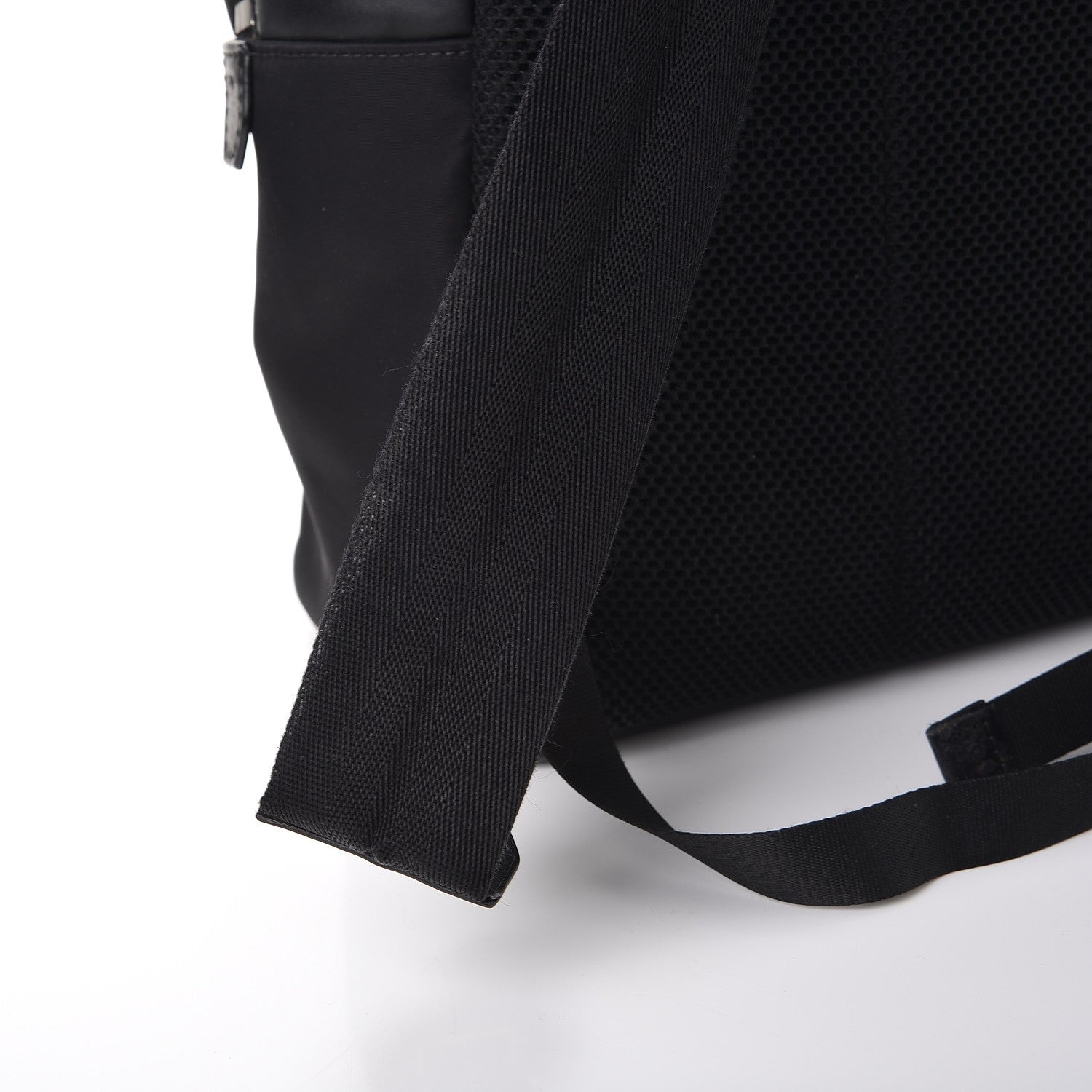 Fendi Nylon Vitello Liberty Face No Words Backpack Black 12 of 16