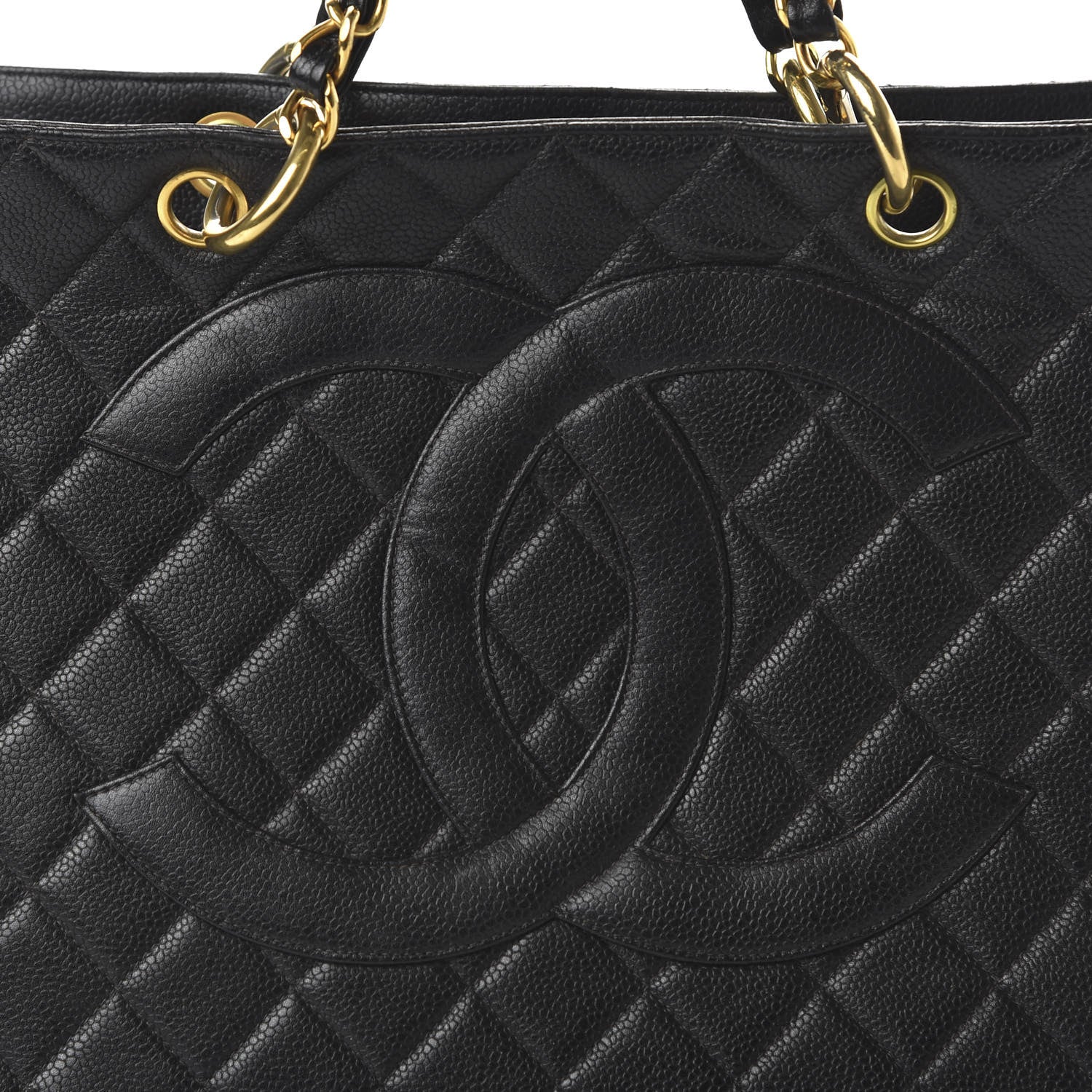 Chanel Caviar Quilted Grand Shopping Tote GST Black 10 of 10