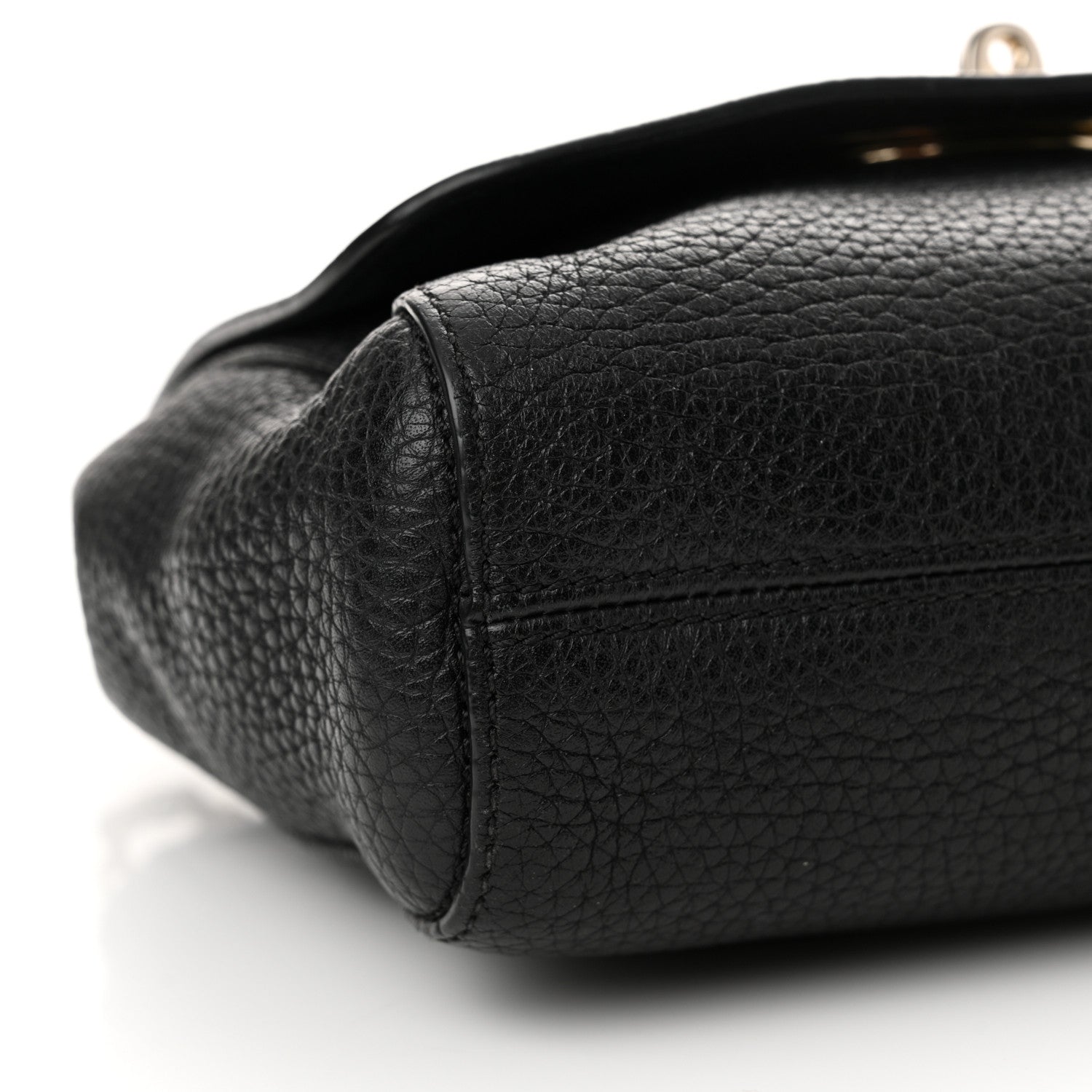 Mulberry Glossy Goatskin Small Lily Flap Black 8 of 16