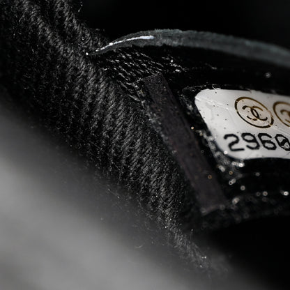 Chanel Caviar Lizard Embossed Quilted Small Coco Handle Flap Black 7 of 17