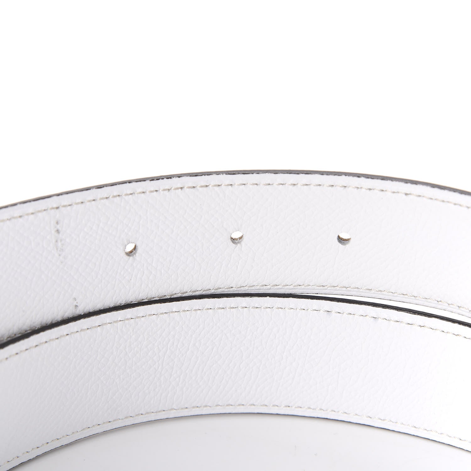 Hermes Epsom 32mm Belt 80 White Etoupe 4 of 6