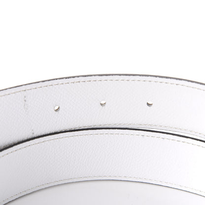 Hermes Epsom 32mm Belt 80 White Etoupe 4 of 6