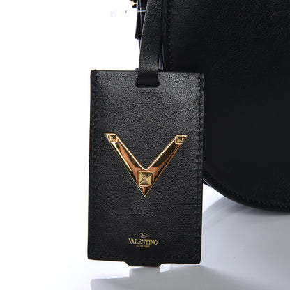 Valentino Garavani Calfskin My Rockstud Saddle Bag Black 8 of 11