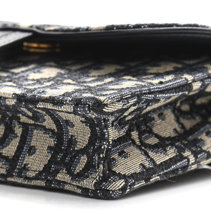 Christian Dior Oblique Saddle Belt Bag Blue 11 of 11