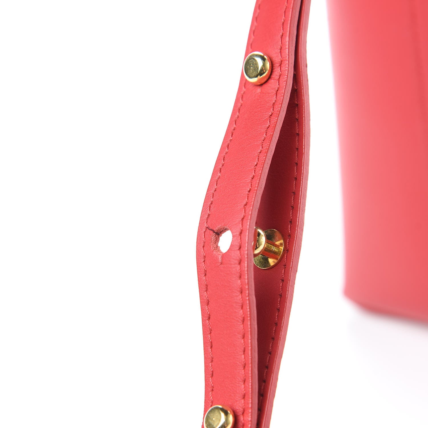Mansur Gavriel Calfskin Mini Bucket Bag Flamma 15 of 15