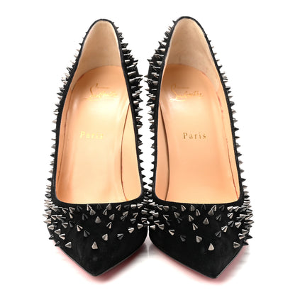 Christian Louboutin Veau Velours Studded Escarpic 100 Pumps 39.5 Black 2 of 8