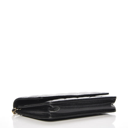 Chanel Caviar Quilted Wallet On Chain WOC Black 4 of 9