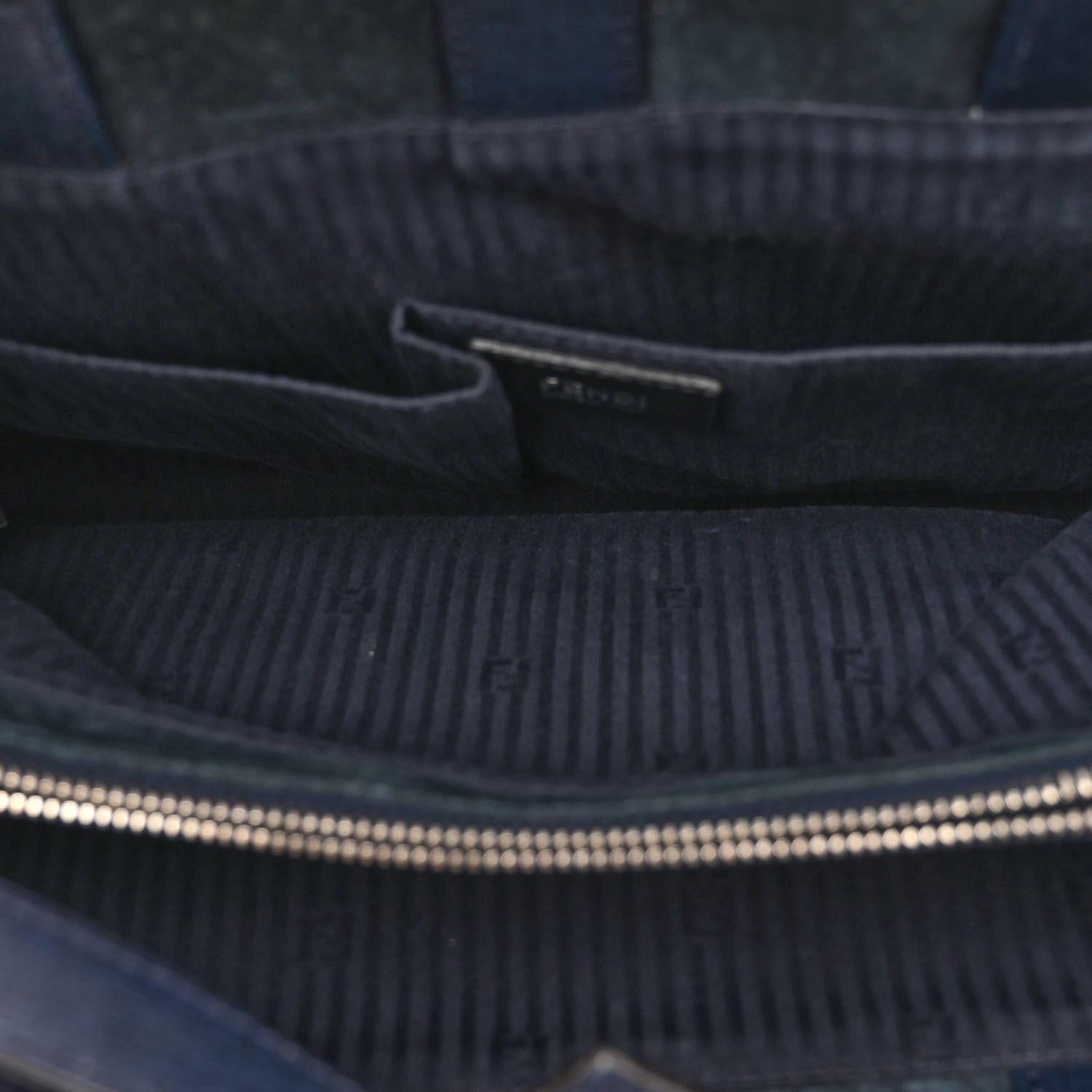 Fendi Vitello Elite Regular 2Jours Tote Lavagna 5 of 11