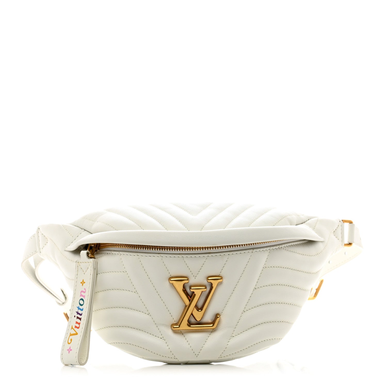 Louis Vuitton Calfskin New Wave Bumbag Snow 1 of 9