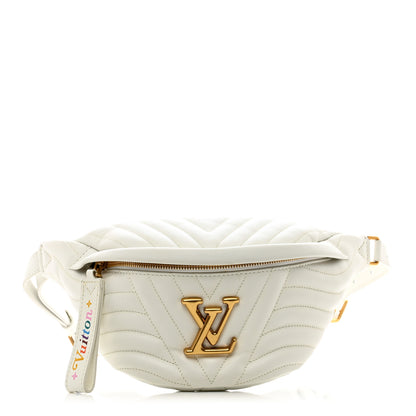 Louis Vuitton Calfskin New Wave Bumbag Snow 1 of 9
