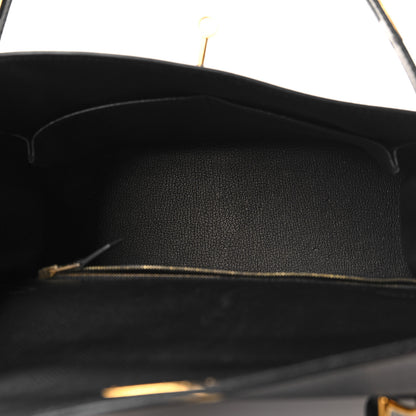 Hermes Epsom Kelly Sellier 28 Black 5 of 10