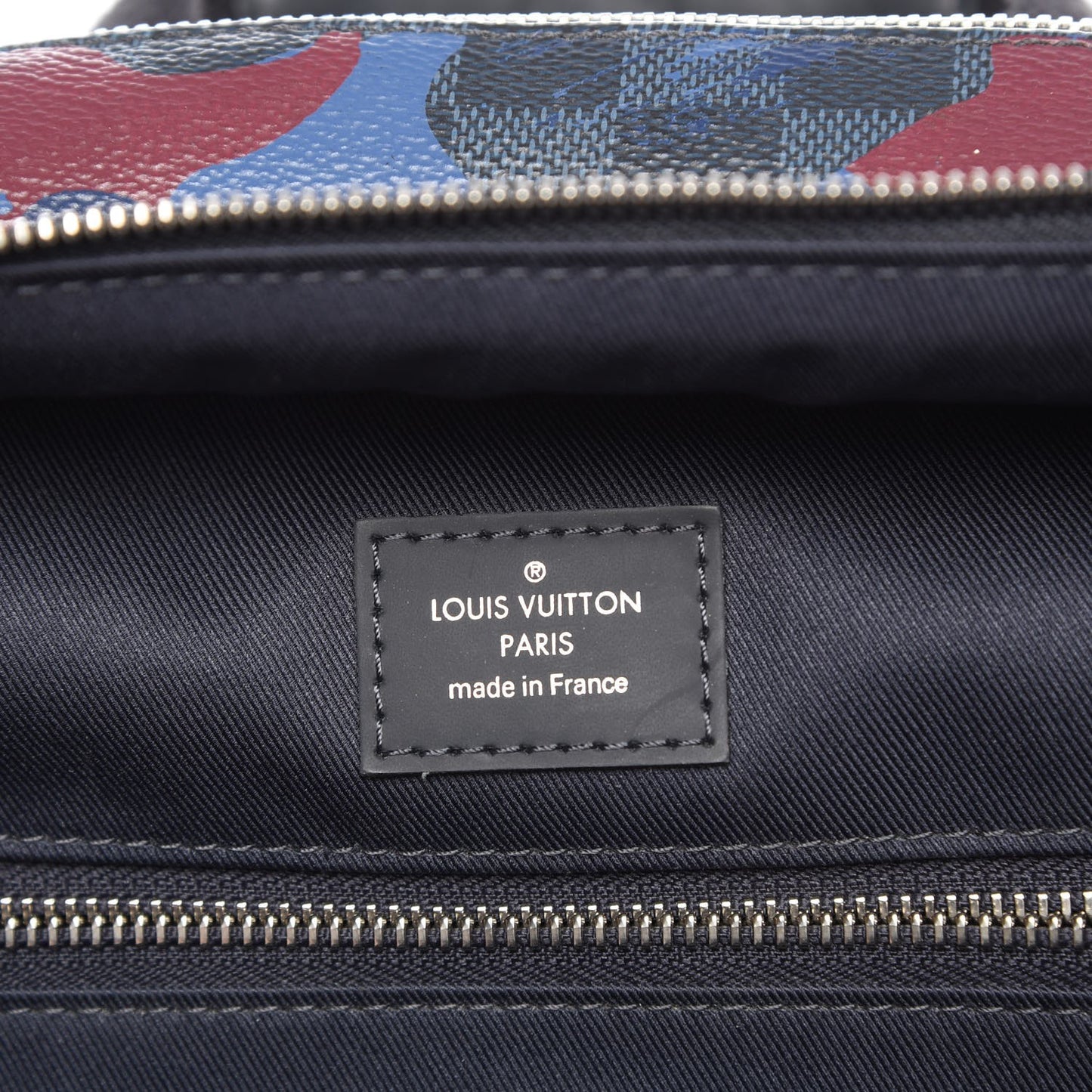 Damier Cobalt Camouflage Andy Backpack Bordeaux