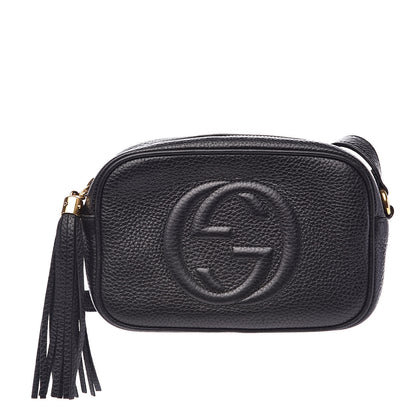 Gucci Pebbled Calfskin Mini Soho Disco Bag Black 1 of 9