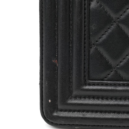Chanel Lambskin Quilted Small Boy Flap Black 11 of 13