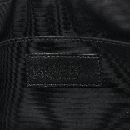 Saint Laurent Calfskin Matelasse Monogram Lou Camera Bag Black 6 of 16