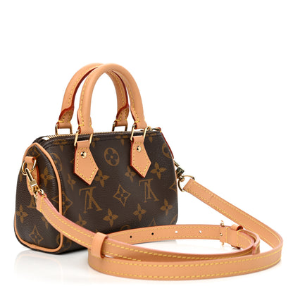 Louis Vuitton Monogram Nano Speedy Bandouliere 3 of 8