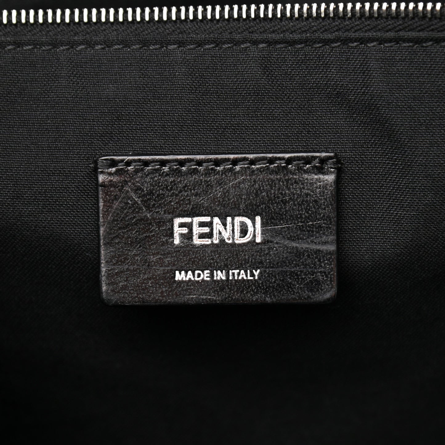 Glazed Fabric Nylon FF 1974 Diagonal Pouch Pocket Backpack Black Sunflower