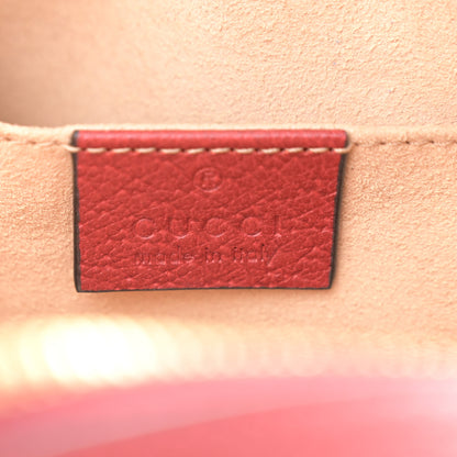 Gucci GG Supreme Monogram Flora Web Mini Ophidia Shoulder Bag Red 6 of 11