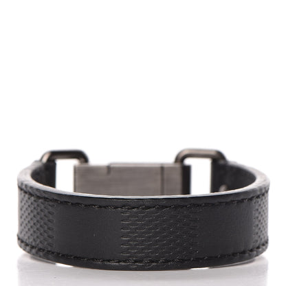 Louis Vuitton Damier Infini Bandit Bracelet 19 Black 3 of 7