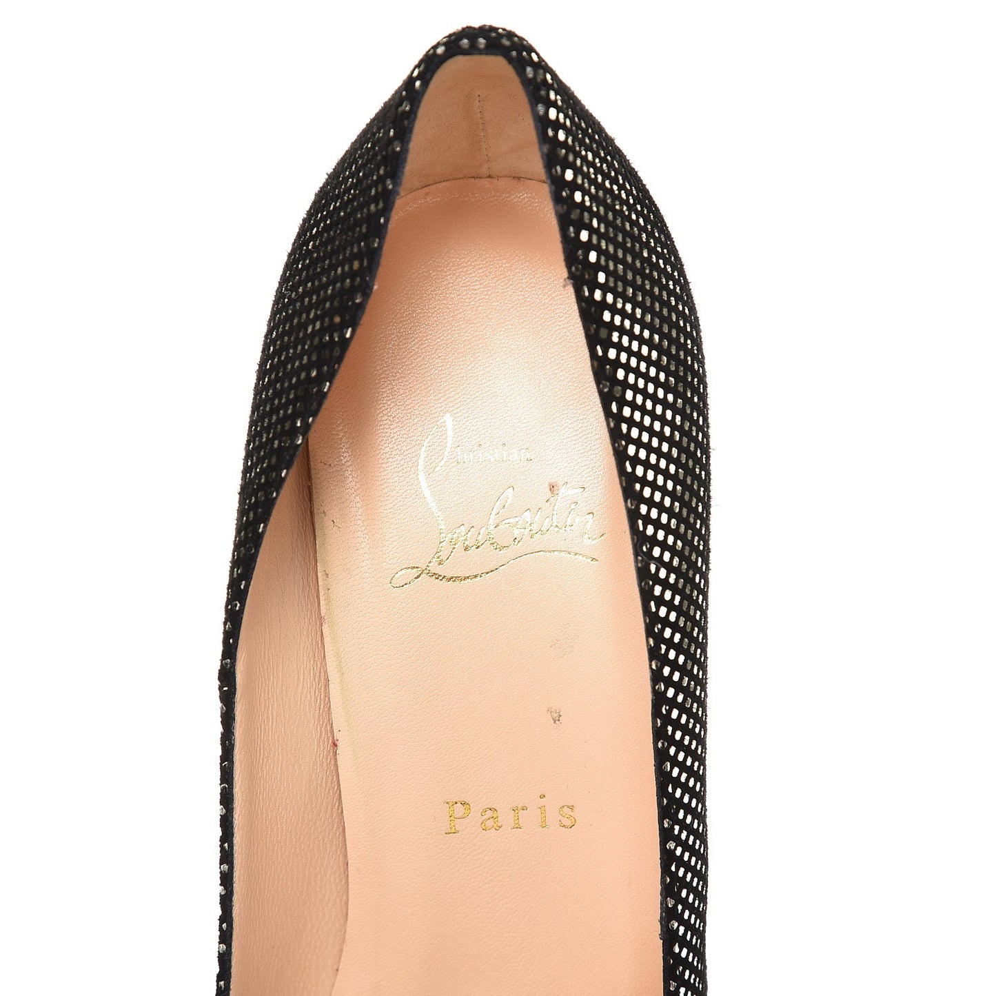 Suede Square Banana 140 Pumps 39.5 Platine