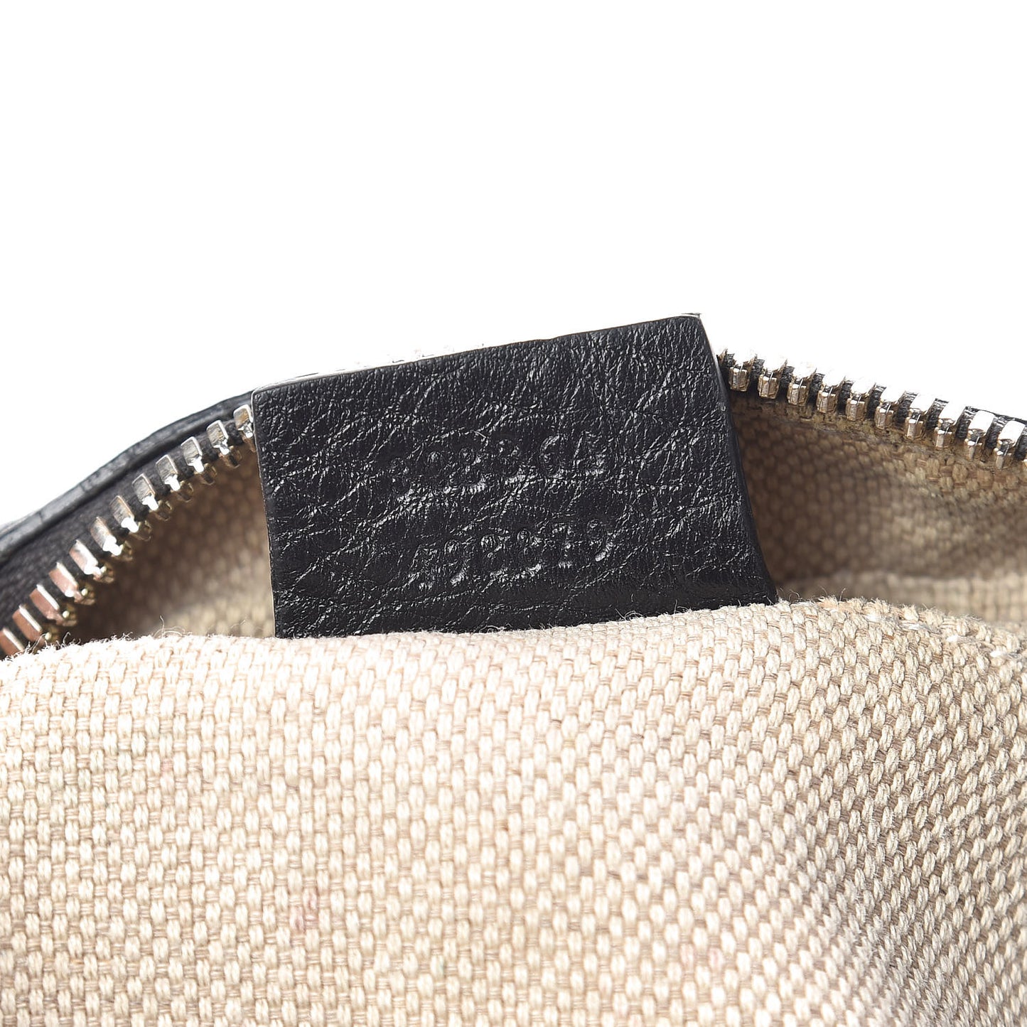 Pebbled Calfskin Small Soho Disco Bag Black