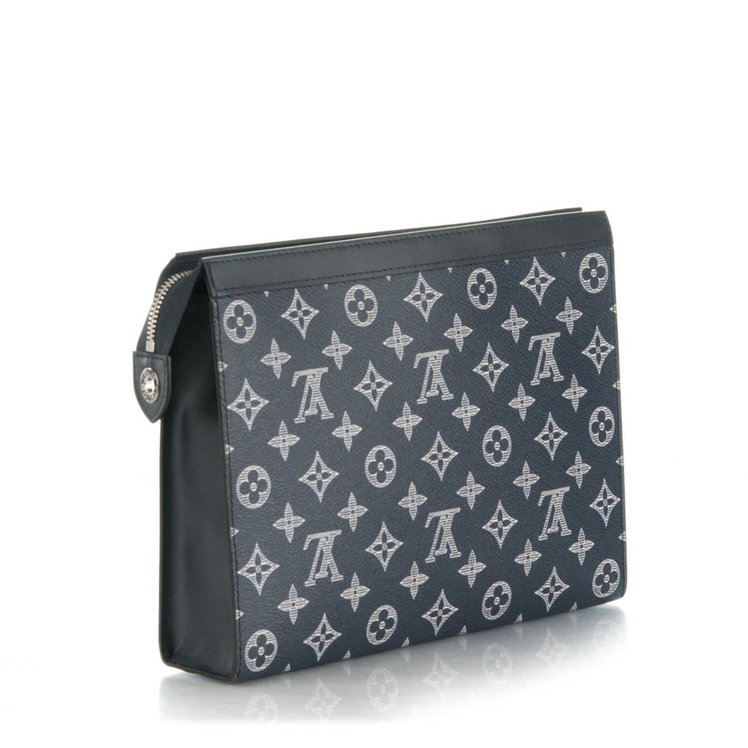 Louis Vuitton Savane Monogram Lion Chapman Pochette Voyage MM Ink 3 of 7