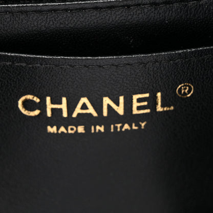 Chanel Lambskin Quilted Mini Rectangular Flap Black 6 of 15