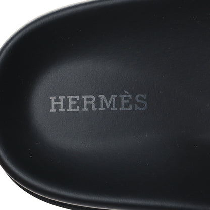 Hermes Calfskin Womens Chypre Sandals 39 White 8 of 8