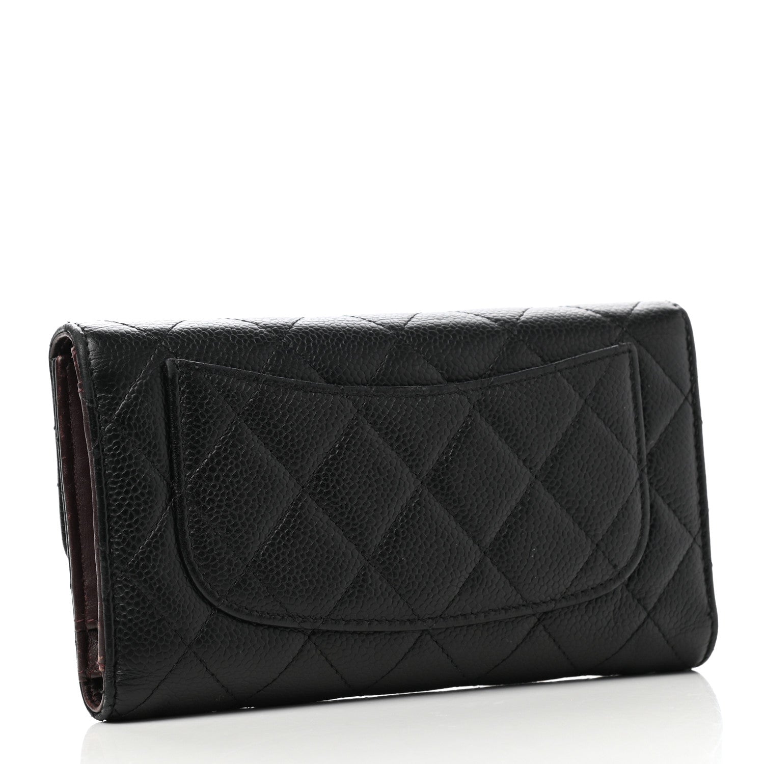 Chanel Caviar Quilted Large Flap Wallet Black 3 of 11