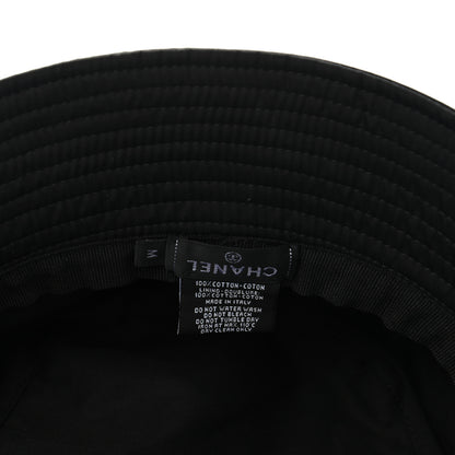 Chanel Cotton CC Bucket Hat M Black 8 of 8
