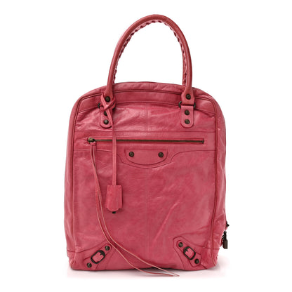 Balenciaga Agneau Classic Hardware Briefcase Tote Pivoine 1 of 17
