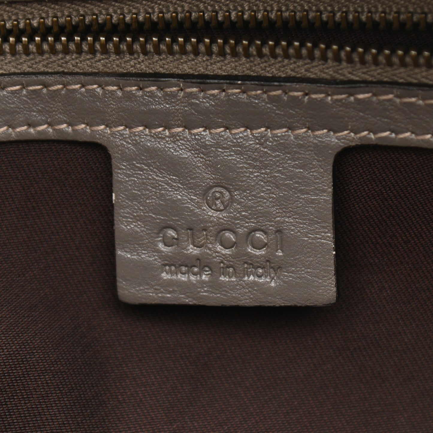 Monogram Medium Jockey Hobo Grey
