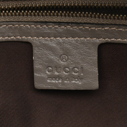 Gucci Monogram Medium Jockey Hobo Grey 6 of 10