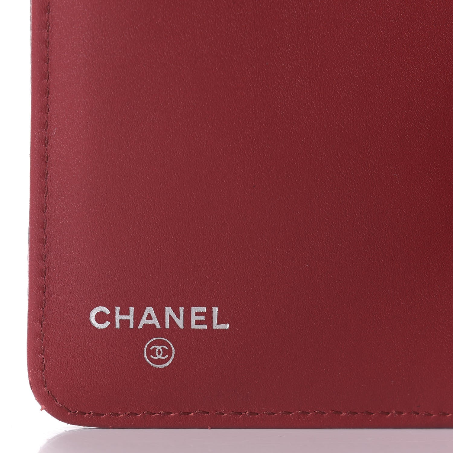 Chanel Caviar Quilted Zipped Pocket Wallet Red 7 of 10
