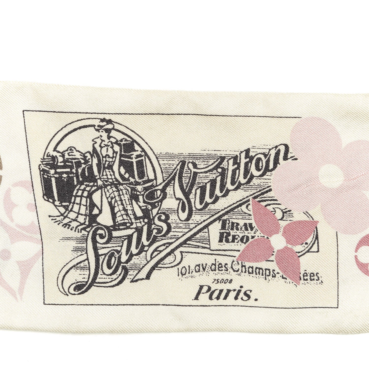 Louis Vuitton Silk Traveling Requisites Bandeau 3 of 4