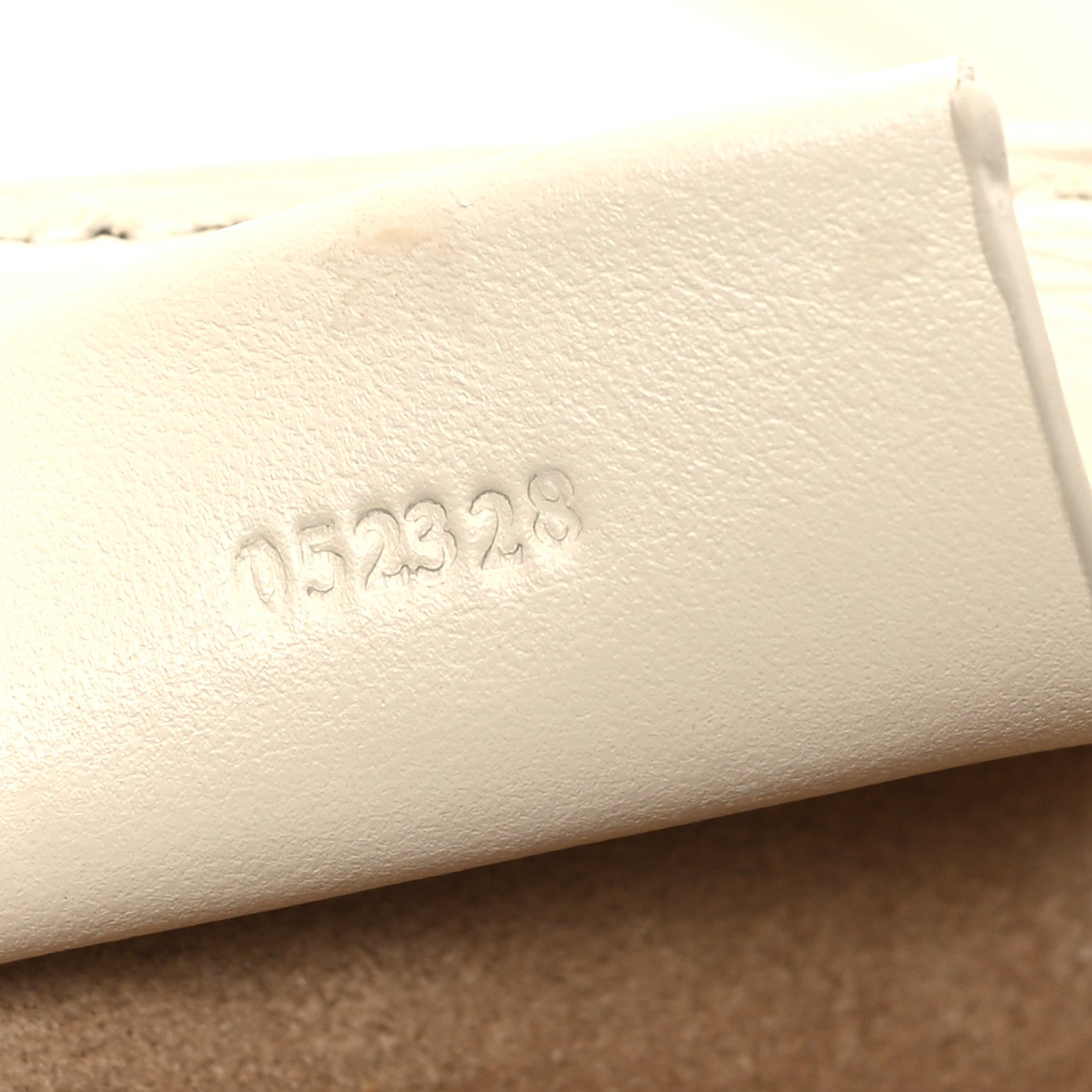 Loewe Shiny Calfskin Mini Cropped Puzzle Fold Tote White 7 of 11