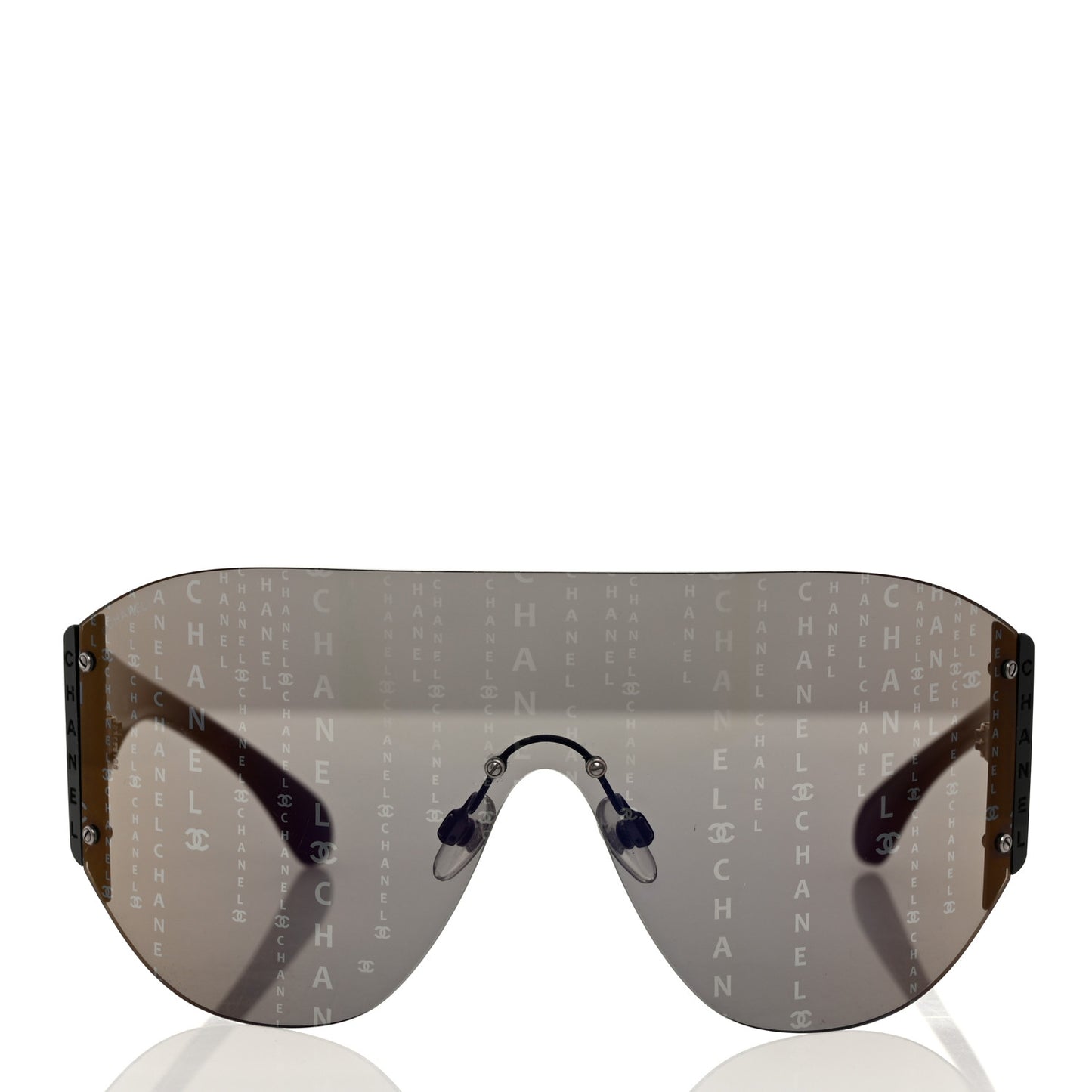 Acetate Shield Runway 71217 Sunglasses Black