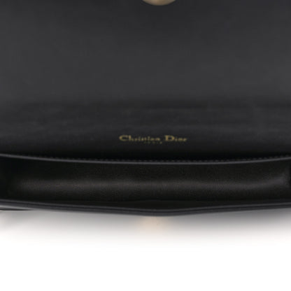 Christian Dior Lambskin Cannage Lady Dior Chain Wallet Black 5 of 10