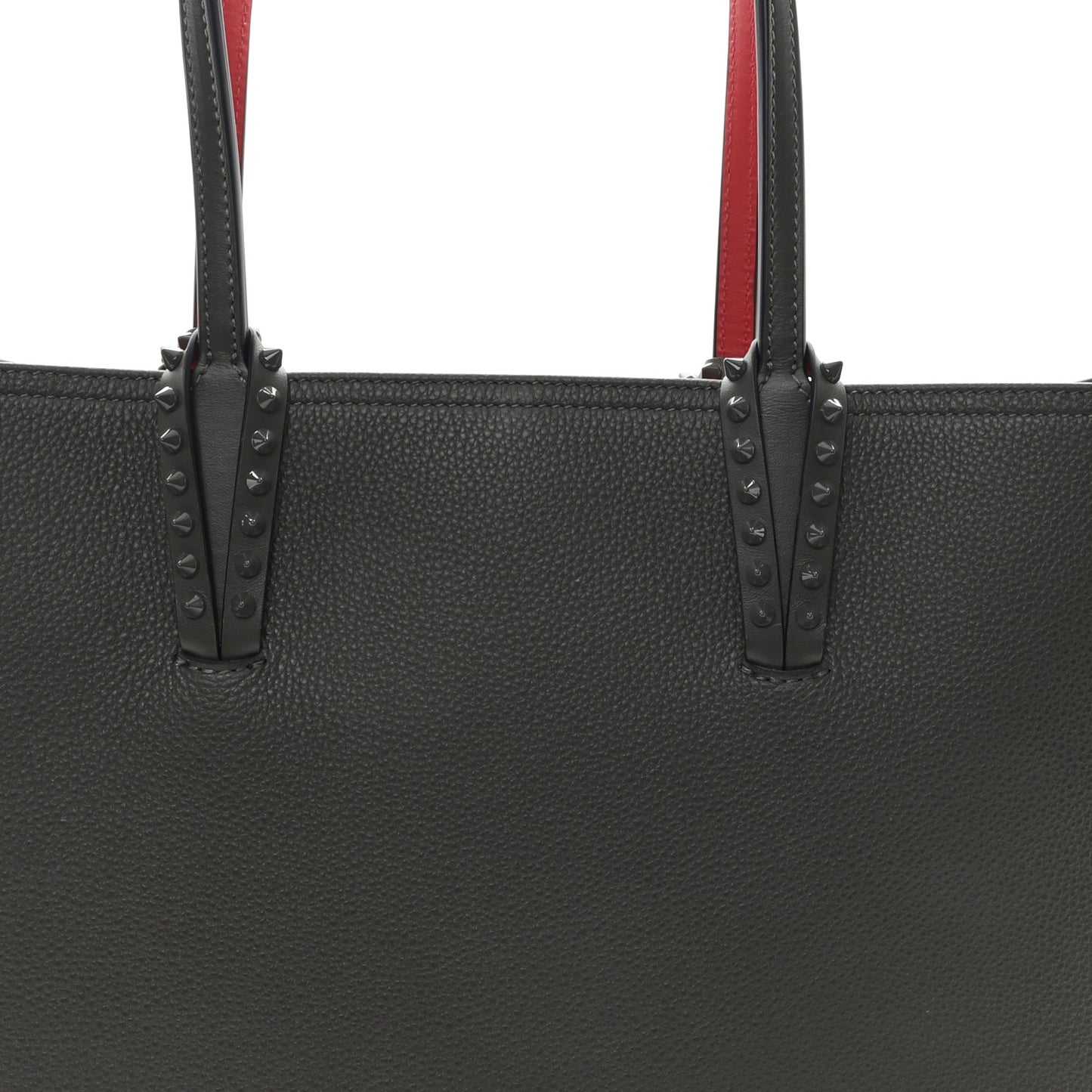 Calfskin Monochrome Spikes East West Cabata Tote Rocket