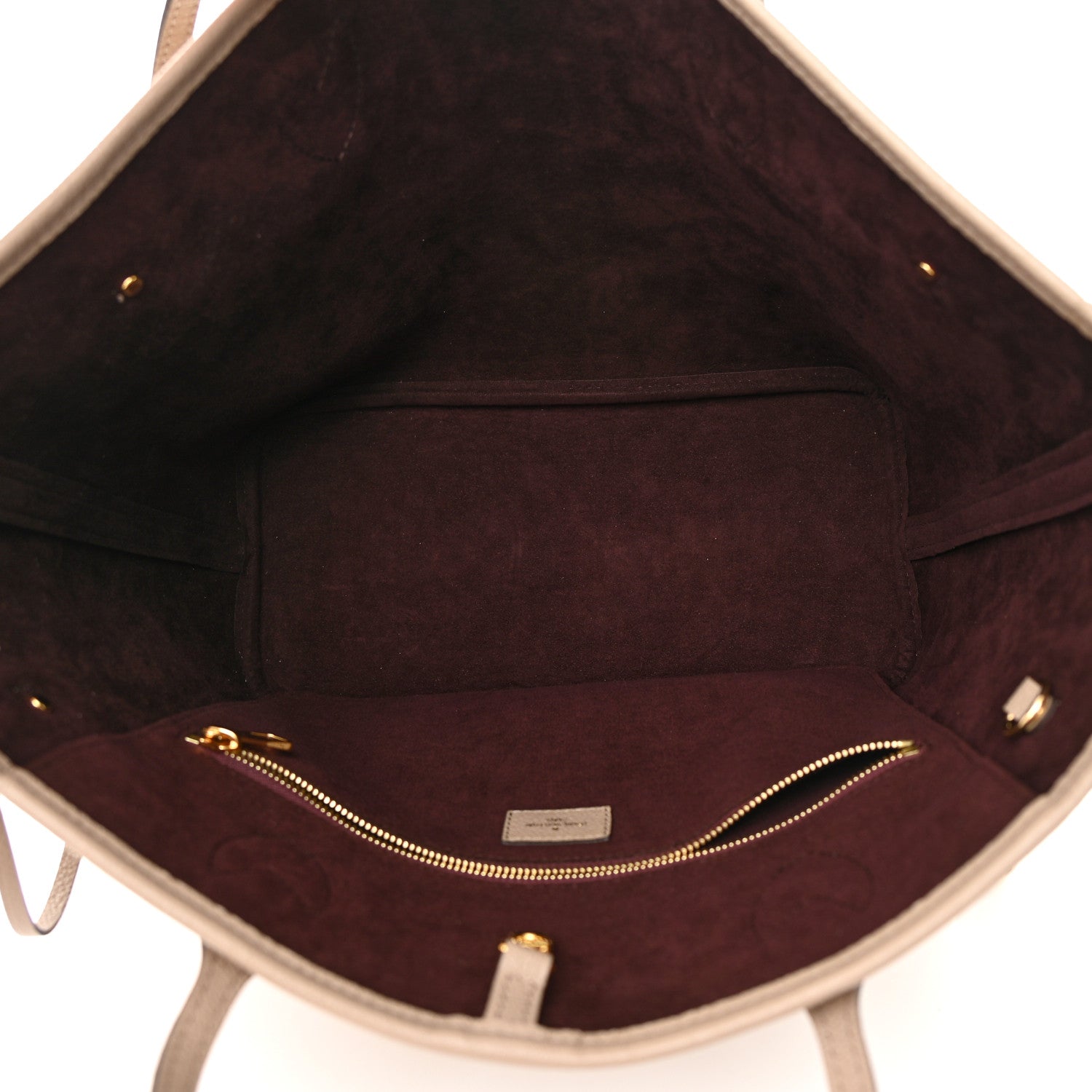 Louis Vuitton Empreinte Monogram Giant Neverfull MM Tourterelle 5 of 12