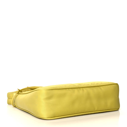 Prada Tessuto Nylon Saffiano Mini Re-Edition 2000 Bag Ananas 4 of 13