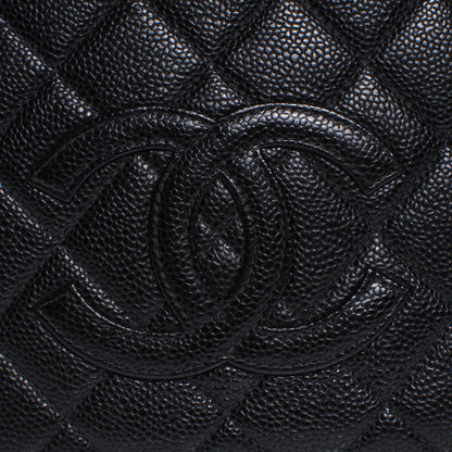 Chanel Caviar Quilted CC Shoulder Bag Black 5 of 9