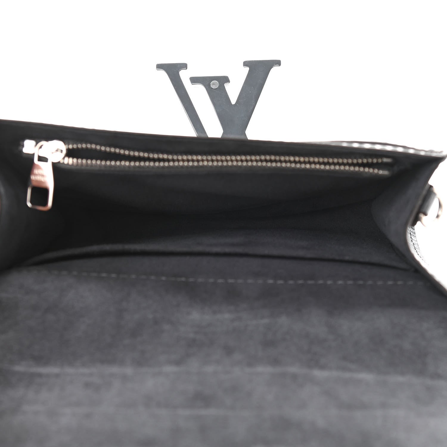 Louis Vuitton Epi Louise Strap PM Anthracite Nacre 5 of 9