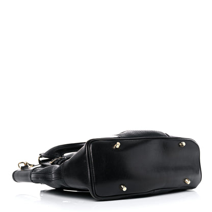 Burberry Calfskin Medium Whipstitch Tote Black 4 of 12