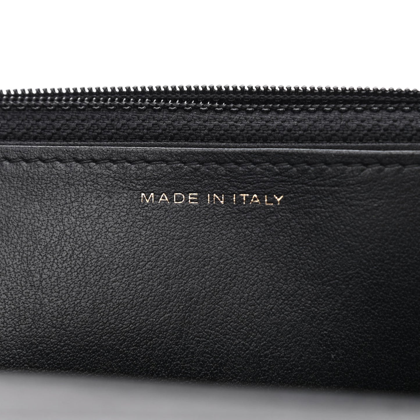 Caviar Quilted Boy Wallet On Chain WOC Black