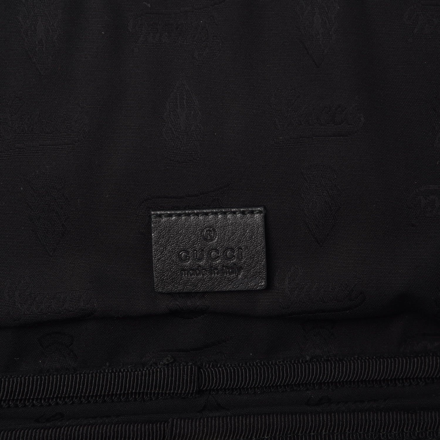 Gucci Pebbled Calfskin Tie Holder Black 6 of 8