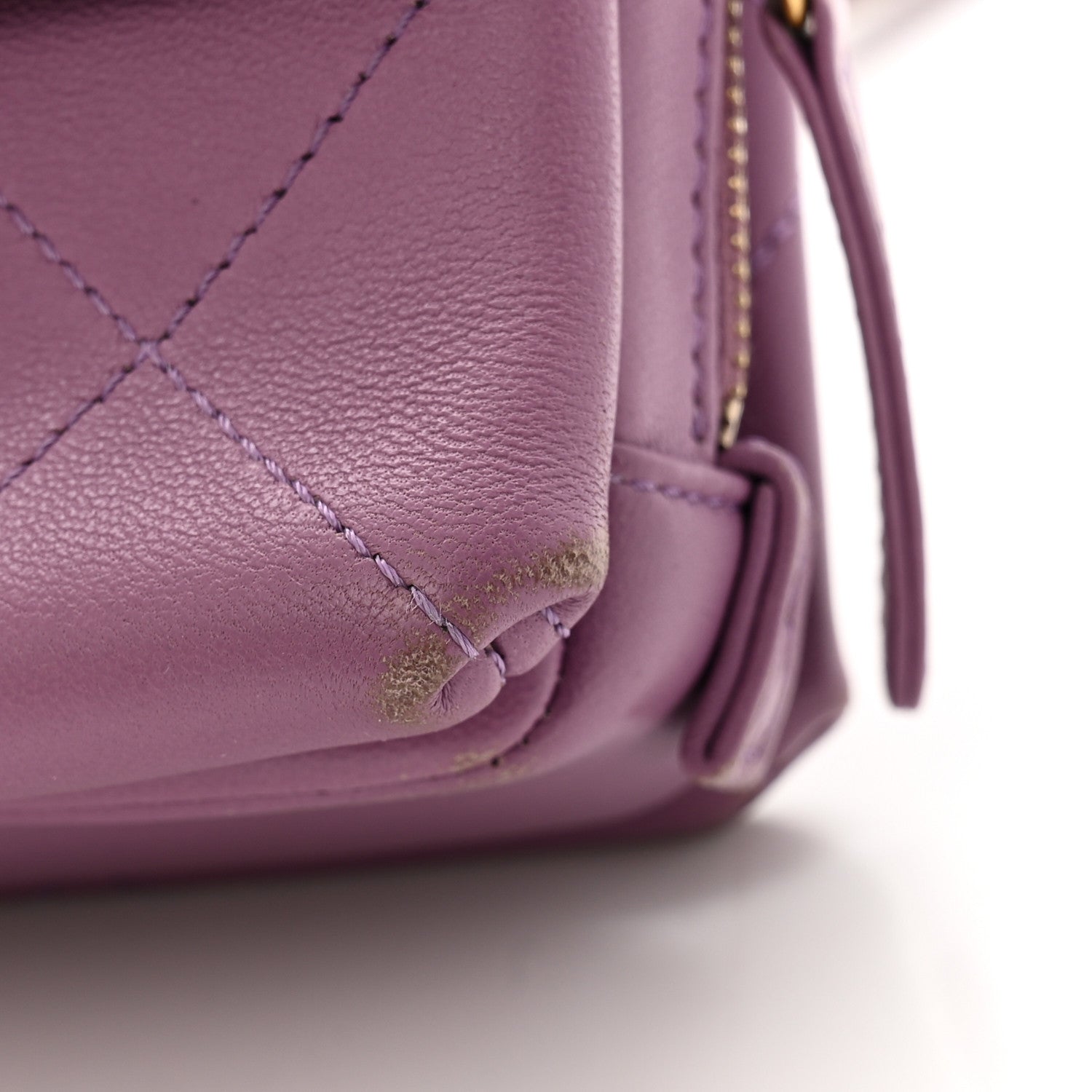 Chanel Lambskin Sleek And Chic Flap Purple 11 of 13