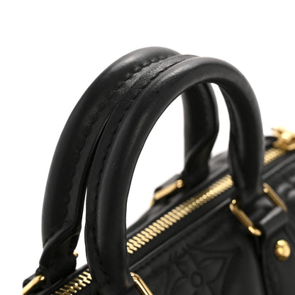 Louis Vuitton Calfskin Bubblegram Papillon BB Black 11 of 12